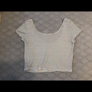 Striped crop top